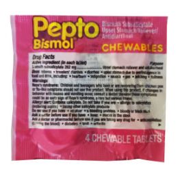 32 Bulk Pepto Bismol - Chewable Tablets 4 ct