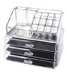 12 Bulk Acrylic Cosmetic Storage