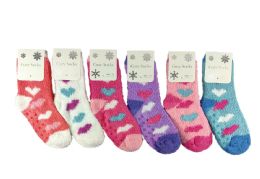 12 Bulk Woman Fuzzy Sock