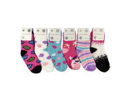12 Bulk Woman Fuzzy Sock