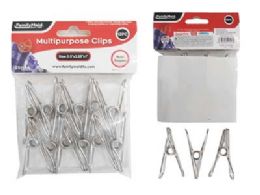 96 Bulk 12-Piece Multipurpose Clips In Silver