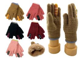 24 Bulk Kids Unisex Winter Gloves