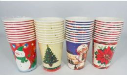 48 Bulk Christmas Paper Cups