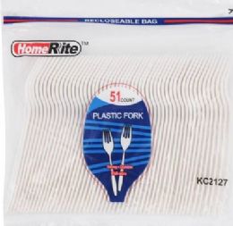 48 Bulk Plastic Fork