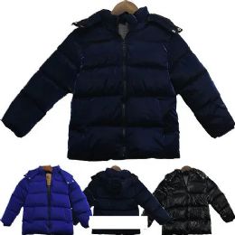 12 Bulk Boys' Jacket Solid Reflective Style