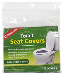 10 Bulk Coghlan's Toilet Seat Covers - Pack Of 10