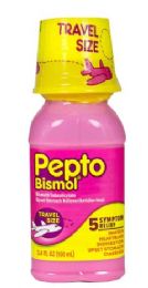 4 Bulk Pepto Bismol Original Flavor Travel Size - 3.4 oz