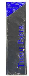 24 Bulk Tissue Paper, BlacK- 10 Sheets