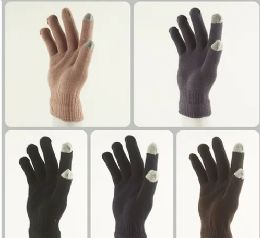 36 Bulk Men's Winter Fleece Gloves Touchscreen