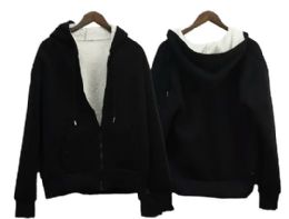 12 Bulk Men's Zipper Hoodie Fur Lining Mix Colors S/m