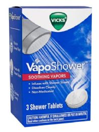4 Bulk Vicks Vaposhower Steamers Shower Tablets - 3 ct