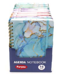 16 Bulk Marble Printed Agenda Notebook