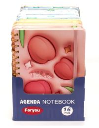 16 Bulk Fruit Printed Agenda Notebook