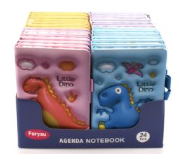 24 Bulk Little Dino Printed Agenda Notebook