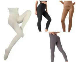 36 Bulk Womens High Waist Assorted Yoga Pants