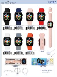 12 Bulk Digital Watch - MC802-G assorted colors