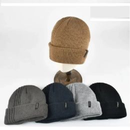 72 Bulk PlusH-Lined Knit Toboggan [solid Color]