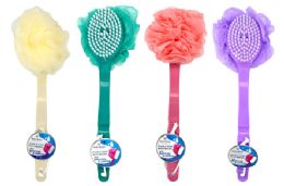 12 Bulk Bath Brush With Loofah