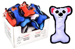 36 Bulk Canvas Dog Toy (10") (animal)