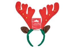 12 Bulk Christmas Antler Headband