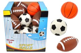24 Bulk Inflated Rubber Sport Ball (assorted)
