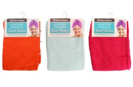 12 Bulk Microfiber Turban Towel
