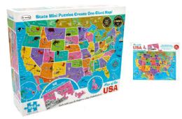 6 Bulk RE-Marks Jigsaw Puzzle (850 Pc) (usa Map) (made In Usa)