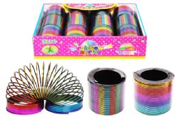 12 Bulk Slinky (rainbow Metallic)
