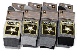12 Bulk U.s. Army Thermal Socks (2 Pr)