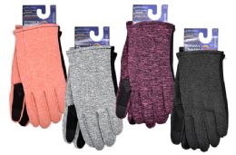 12 Bulk Winter Gripper Gloves (women's) (texting)