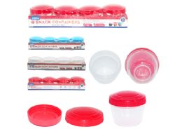 24 Bulk 4 Piece Snack Containers