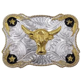 12 Bulk Overize Bull Belt Buckle