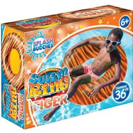 12 Bulk Tiger Pool Float Swim Ring