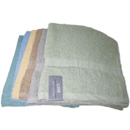 36 Bulk 27 In X 52 In Ultra Soft Bath Towel Asst Colors C/p 36