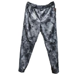 24 Bulk Men's Basalt Smoke Printed Tech Fleece Taper Fit Jogger Asst Size C/p 24