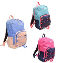 24 Bulk 17in Pro Sport Backpack 3-Asst Colors C/p 24