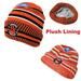 24 Bulk Knitted PlusH-Lined Varsity Cuffed Hat [seal] Tennessee