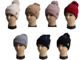 36 Bulk Women Winter Beanie Hat