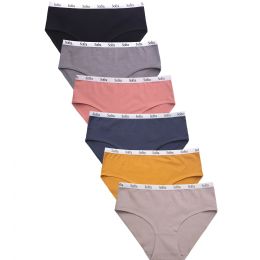 432 Bulk Sofra Ladies Extended Cotton Bikini Panty