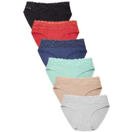 432 Bulk Sofra Ladies Cotton Bikini Panty