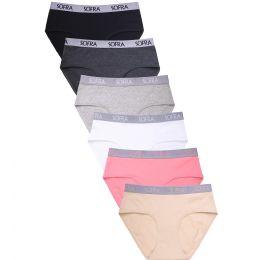 432 Bulk Sofra Ladies Extended Cotton Bikini Panty