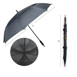 36 Bulk 53 Inch Black Long Golf Umbrella