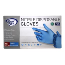 10 Bulk 100pcs Nitrile Xl Disposable Gloves