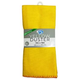 36 Bulk 6pk Yellow Dusters 13" X 15"