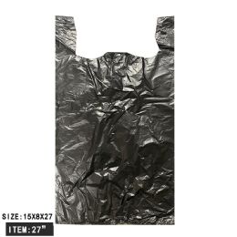 Bulk 27" Plastic Black Bag (500pc)