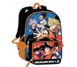 24 Bulk Backpack W/ Lunch Box - 16" Dragon Ball Z