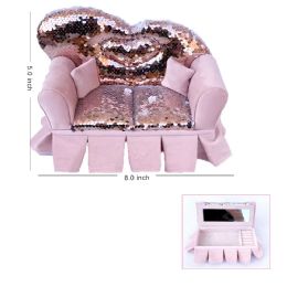 12 Bulk Jewelry Box Rose Gold Sofa Jewelry Box A69 5"x8"