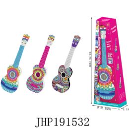 12 Bulk Guitar For Kids Fashion Doll Design Mix Color