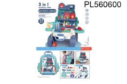 12 Bulk 8113bp Doctor Set Toy Backpack
