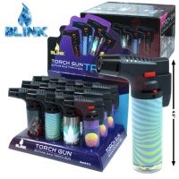 24 Bulk 4.5" Blink Torch Lighter (trippy)